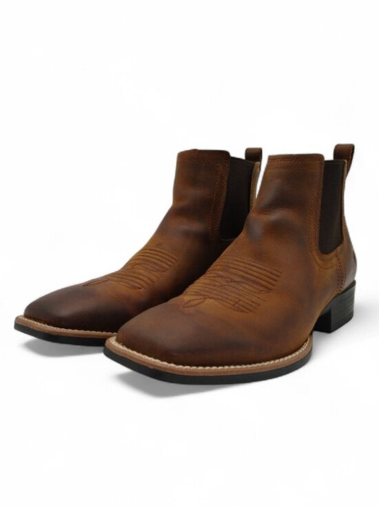 Ariat Men's Size 13 D Medium Distressed Tan Sport Booker Ultra Western Boot - Picture 5 of 13